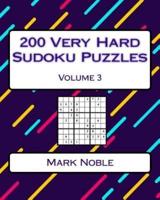 200 Very Hard Sudoku Puzzles Volume 3