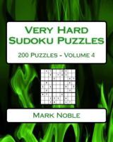 Very Hard Sudoku Puzzles Volume 4