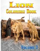 Lion Coloring Books Vol.3 for Relaxation Meditation Blessing