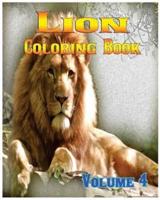 Lion Coloring Books Vol.4 for Relaxation Meditation Blessing