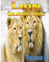 Lion Coloring Books Vol.2 for Relaxation Meditation Blessing