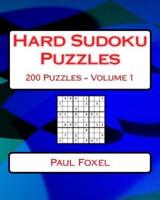 Hard Sudoku Puzzles Volume 1