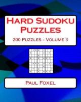 Hard Sudoku Puzzles Volume 3