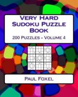 Very Hard Sudoku Puzzle Book Volume 4