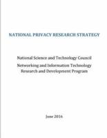 National Privacy Research Strategy