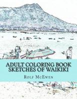 Adult Coloring Book Sketches of Waikiki