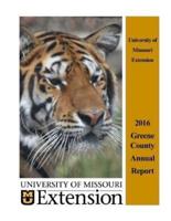 2016 Annual Report for Greene County MU Extension