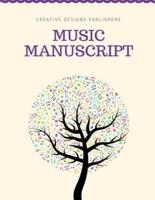 Music Manuscript - 8 Staves