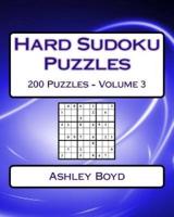 Hard Sudoku Puzzles Volume 3