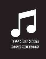 Blank Sheet Music Notebook