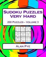 Sudoku Puzzles Very Hard Volume 3