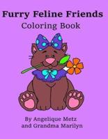 Furry Feline Friends Coloring Book