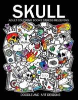 Skull Adults Coloring Books