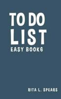 To Do List Easy Book6