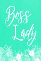 Pastel Chalkboard Journal - Boss Lady (Green)