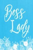 Pastel Chalkboard Journal - Boss Lady (Light Blue)
