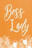 Pastel Chalkboard Journal - Boss Lady (Orange)