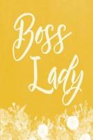 Pastel Chalkboard Journal - Boss Lady (Yellow)