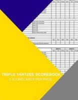 Triple Yahtzee Scorebook