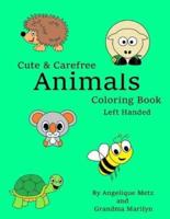 Cute & Carefree Animals Coloring Book