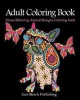 Stress Relieving Animal Designs Coloring Book