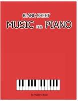 Blank Sheet Music for Piano