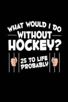What Would I Do Without Hockey? 25 to Life Probably