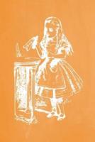 Alice in Wonderland Pastel Chalkboard Journal - Drink Me! (Orange)
