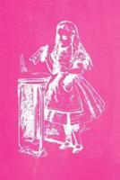 Alice in Wonderland Pastel Chalkboard Journal - Drink Me! (Pink)