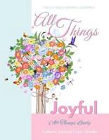 All Things Joyful All Things Lovely Catholic Journal Color Doodle