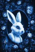 Alice in Wonderland Modern Journal - Outwards White Rabbit (Blue)