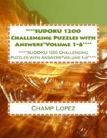 ***Sudoku 1200 Challenging Puzzles With Answers*volume 1-6***