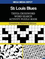 St Louis Blues Trivia Crossword Word Search Activity Puzzle Book