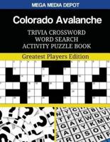 Colorado Avalanche Trivia Crossword Word Search Activity Puzzle Book