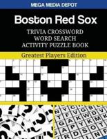 Boston Red Sox Trivia Crossword Word Search Activity Puzzle Book