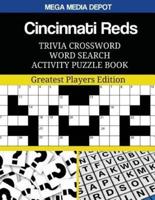 Cincinnati Reds Trivia Crossword Word Search Activity Puzzle Book