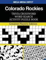 Colorado Rockies Trivia Crossword Word Search Activity Puzzle Book