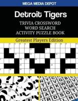 Detroit Tigers Trivia Crossword Word Search Activity Puzzle Book