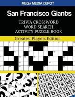San Francisco Giants Trivia Crossword Word Search Activity Puzzle Book