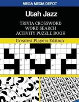 Utah Jazz Trivia Crossword Word Search Activity Puzzle Book