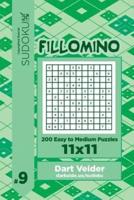 Sudoku Fillomino - 200 Easy to Medium Puzzles 11X11 (Volume 9)