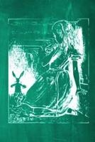 Alice in Wonderland Chalkboard Journal - Alice and the White Rabbit (Green)