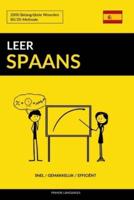 Leer Spaans - Snel / Gemakkelijk / Efficiënt