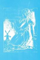 Alice in Wonderland Pastel Chalkboard Journal - Alice and the White Rabbit (Light Blue)