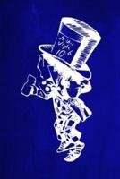 Alice in Wonderland Chalkboard Journal - Mad Hatter (Blue)