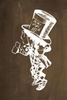 Alice in Wonderland Chalkboard Journal - Mad Hatter (Brown)