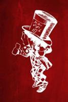 Alice in Wonderland Chalkboard Journal - Mad Hatter (Red)