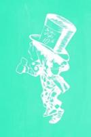 Alice in Wonderland Pastel Chalkboard Journal - Mad Hatter (Green)