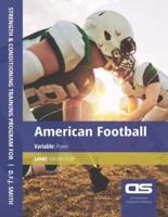 DS Performance - Strength & Conditioning Training Program for American Football, Power, Intermediate
