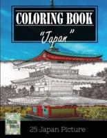 Japan Beautiful Landscape and Architechture Greyscale Photo Adult Coloring Book, Mind Relaxation Stress Relief